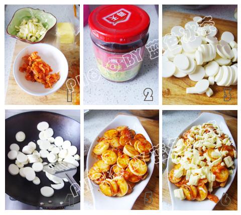 焗烤茭白的做法