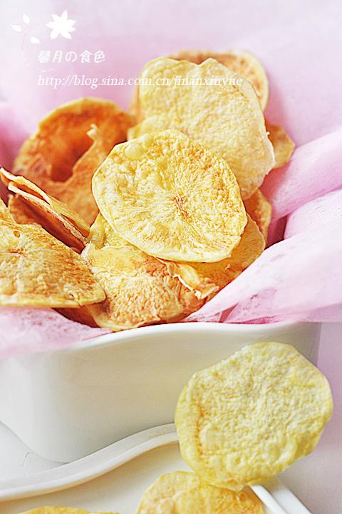 微波炉烤薯片的做法