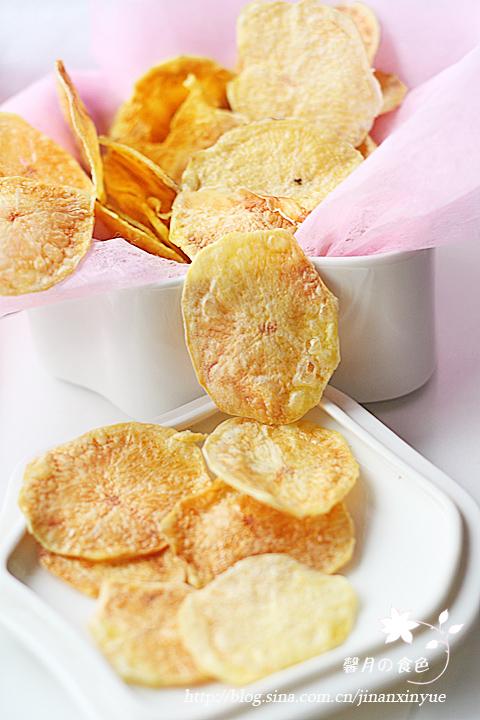 微波炉烤薯片的做法