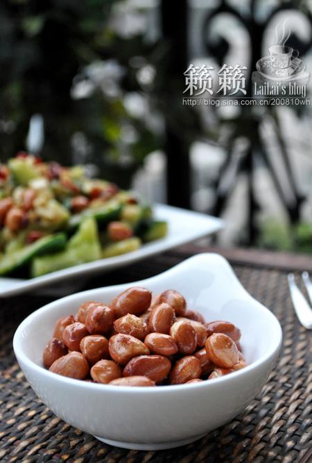 省油版微波炉花生米的做法