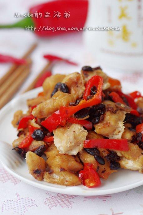 微波炉豉椒鸡丁的做法