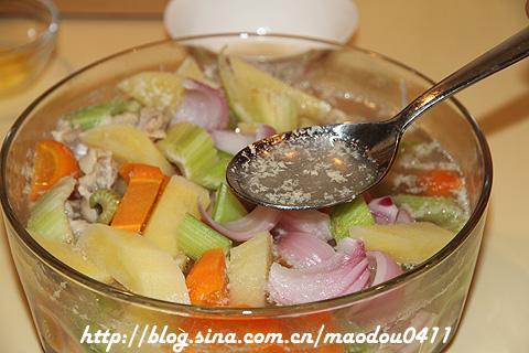 微波炉咖喱土豆鸡饭的做法