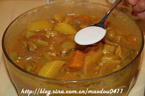 微波炉咖喱土豆鸡饭的做法