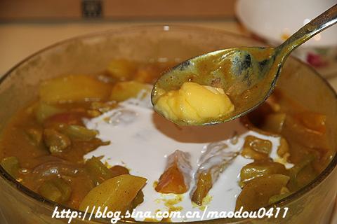 微波炉咖喱土豆鸡饭的做法