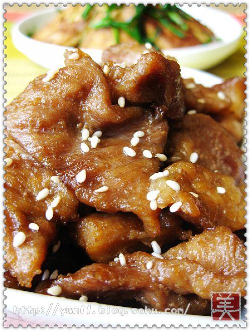 微波炉豉油皇焗猪颈肉的做法