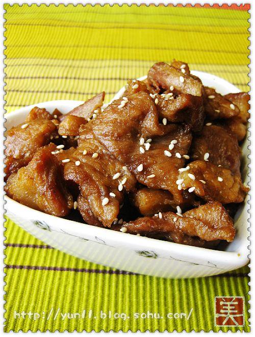 微波炉豉油皇焗猪颈肉的做法