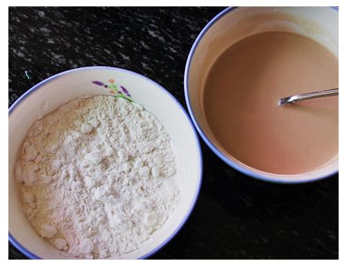 微波炉双色豆沙凉糕的做法