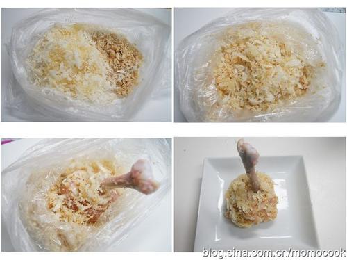 微波炉版坚果炸鸡翅的做法