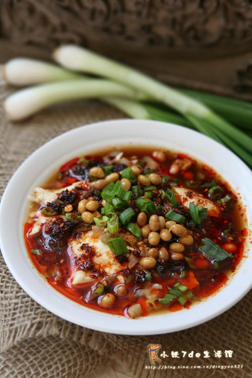 微波炉版的川香豆花的做法