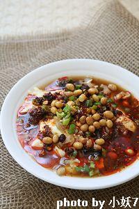 微波炉版的川香豆花的做法