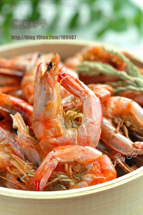 微波虾干的做法