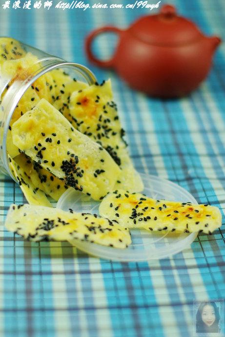 微波芝麻奶酪片的做法