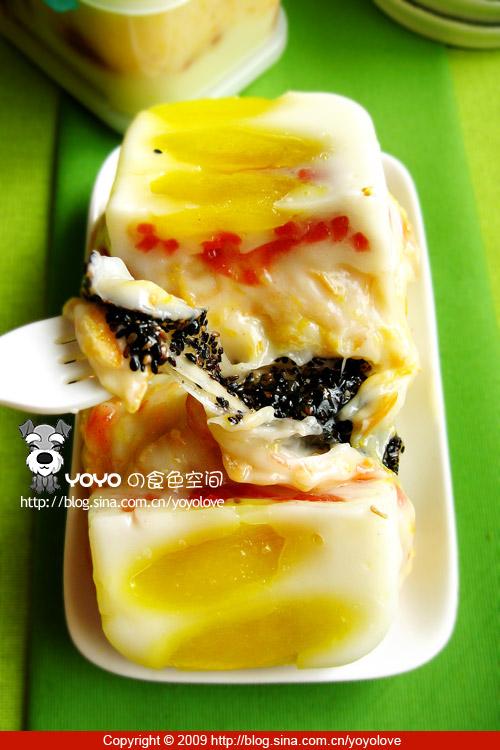 微波年糕的做法