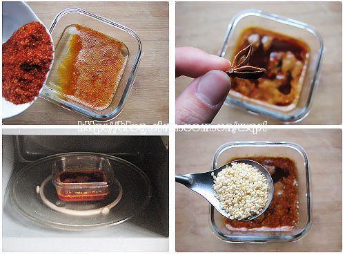 微波油辣椒的做法