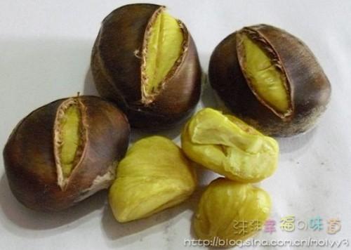 微波炉烤板栗的做法