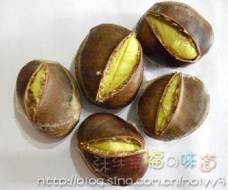 微波炉烤板栗的做法