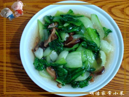 香菇炒白菜的做法