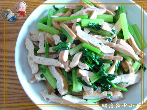 芹菜炒豆腐干的做法