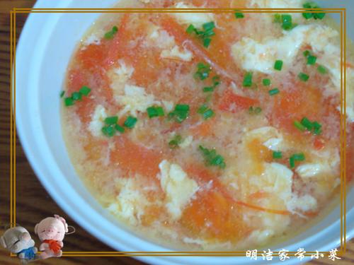 西红柿蛋汤的做法