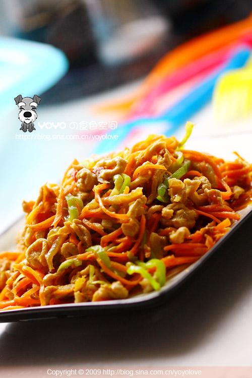 微波炉鱼香肉丝的做法