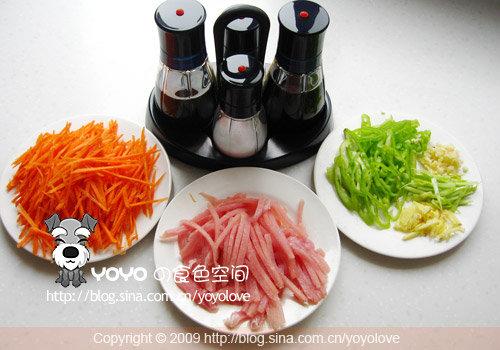 微波炉鱼香肉丝的做法