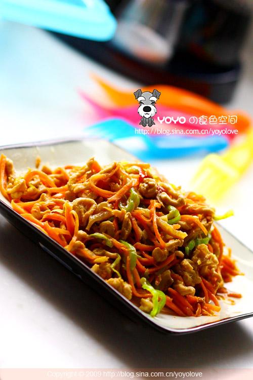 微波炉鱼香肉丝的做法