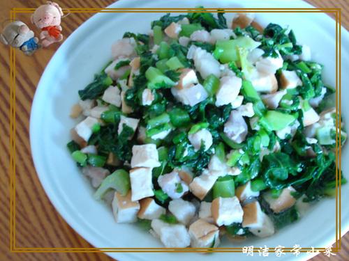 雪里蕻豆腐干的做法