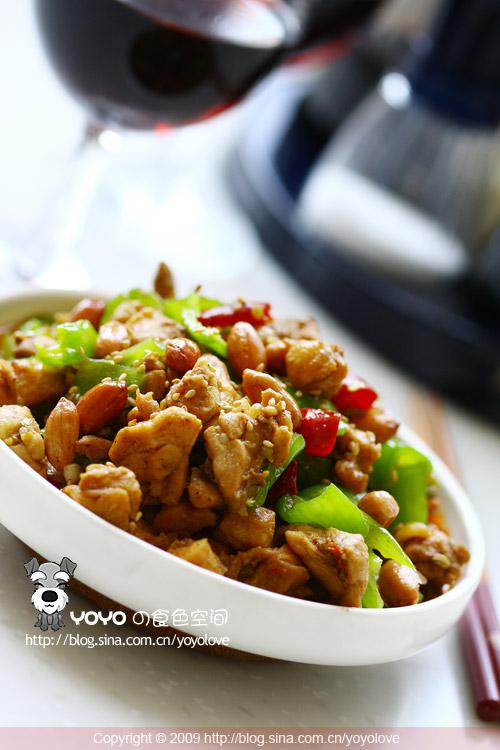 微波炉香辣鸡丁的做法