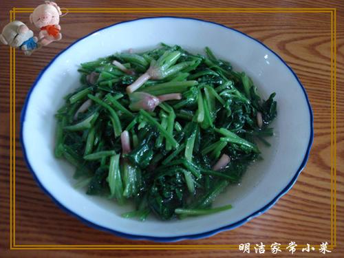 清炒菠菜的做法
