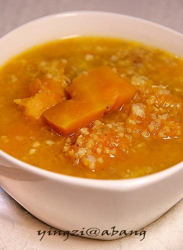 微波炉南瓜荞麦粥的做法