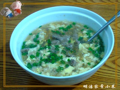 猪肝鸡蛋汤的做法