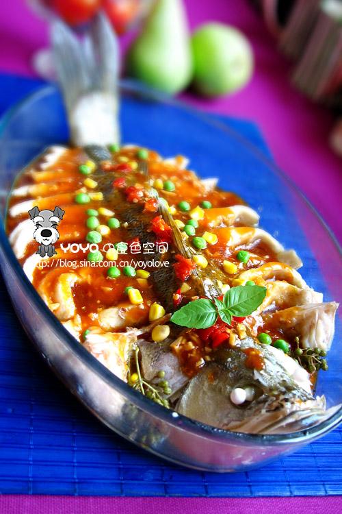 微波炉清蒸鲈鱼的做法