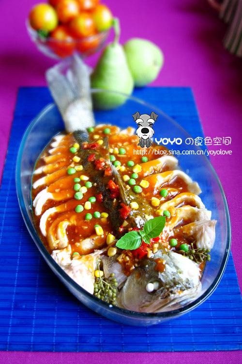 微波炉清蒸鲈鱼的做法