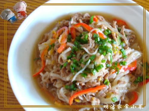 桔香牛肉萝卜丝的做法