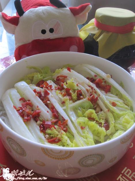 鸡汁剁椒粉丝娃娃菜的做法