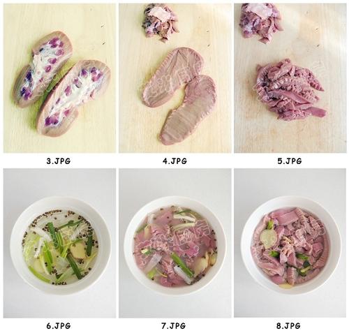 炝拌腰花的做法