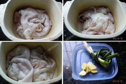 糟卤猪肚的做法