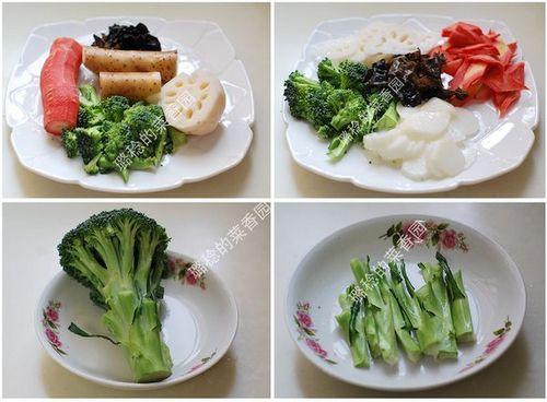 鲍鱼汁浸时蔬的做法