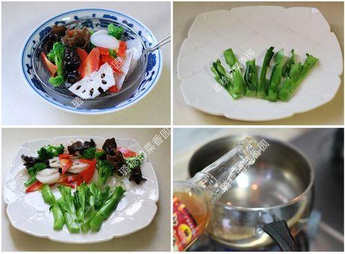 鲍鱼汁浸时蔬的做法
