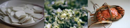雪菜年糕炒螃蟹的做法