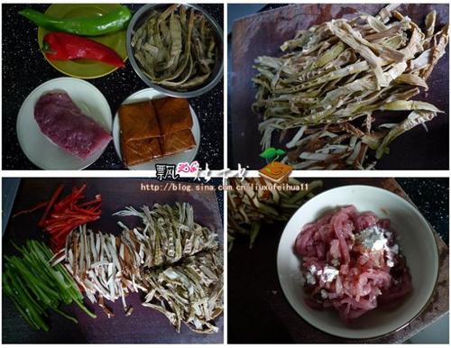 豆干茶笋肉丝面的做法