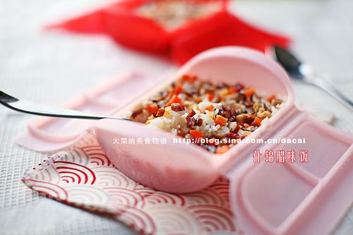 什锦腊味饭的做法