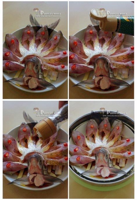 孔雀开屏鱼的做法