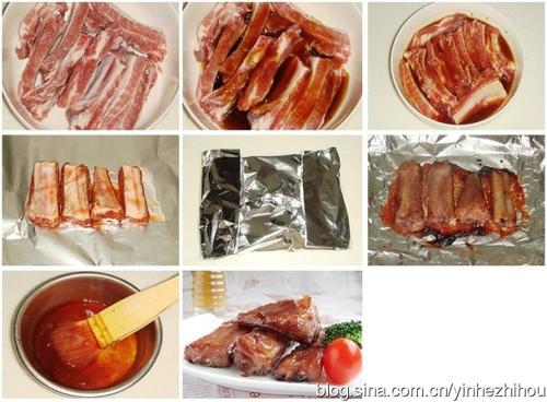 蜜汁叉烧排骨的做法