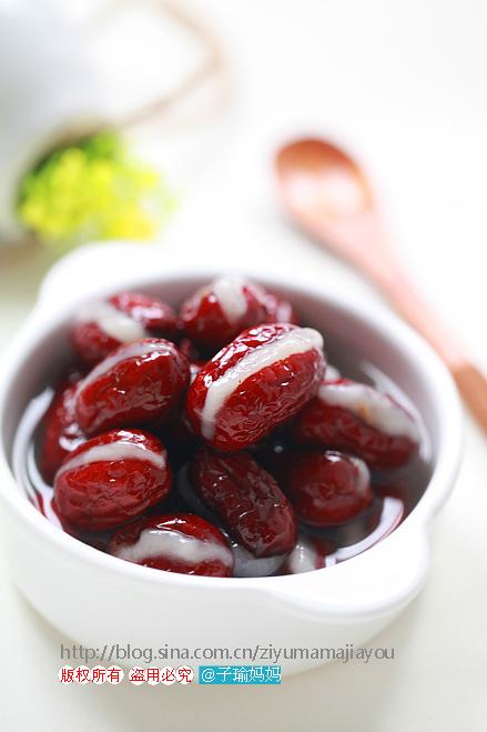 心太软糯米酿红枣的做法