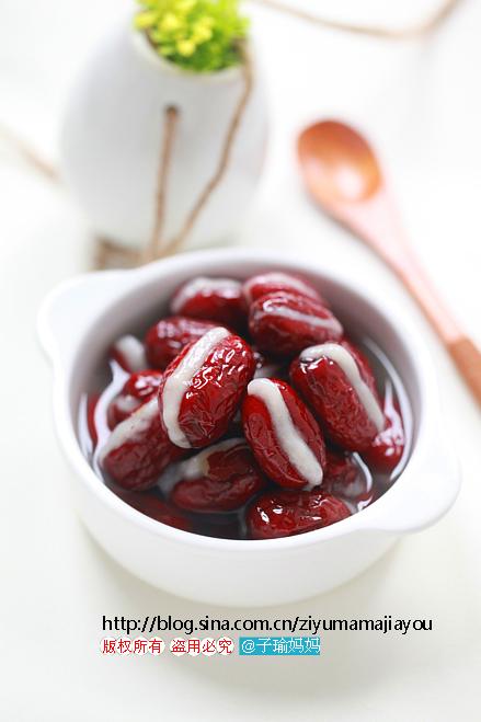 心太软糯米酿红枣的做法