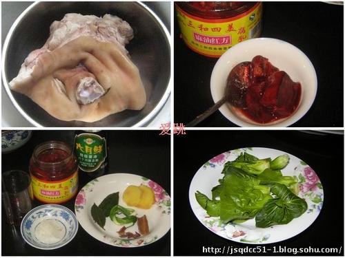 腐乳猪蹄膀的做法