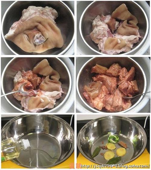 腐乳猪蹄膀的做法
