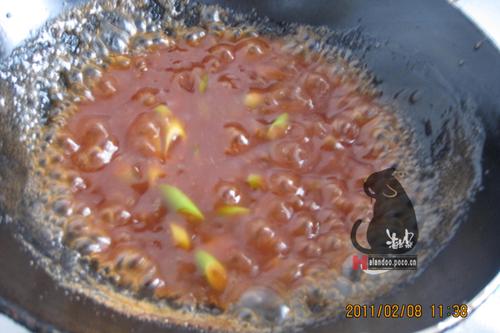 浇汁大黄花鱼的做法