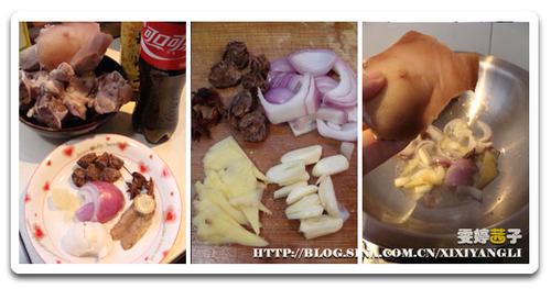 可乐话梅蹄膀的做法